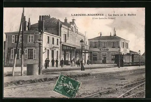 AK Laroche-Migennes, La Gare et le Buffet