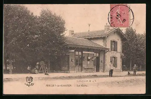AK Malay-le-Grand, La Gare
