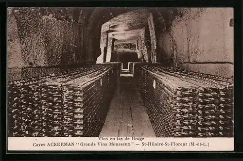 AK Saint-Hilaire-Saint-Florent, Caves Ackerman Grands Vins Mousseux, Chantier de tirage