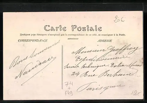 AK Trélazé. La Mise en rangées des Ardoises