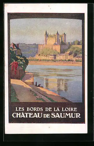 Künstler-AK Saumur, Le Chateau de Saumur