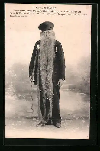 AK Montlucon, Louis Coulon, Mouleur aux Usines Saint-Jacques a Montlucon