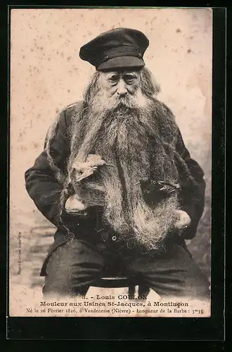 AK Montlucon, Louis Coulon, Mouleur aux Usines Saint-Jacques, a Montlucon