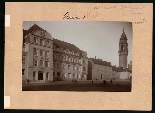 Fotografie Brück & Sohn Meissen, Ansicht Bautzen, Stadtmuseum und Baupolizeiamt am Kornmarkt