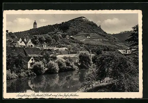 AK Freyburg a. U., Blick nach den Jahnstätten