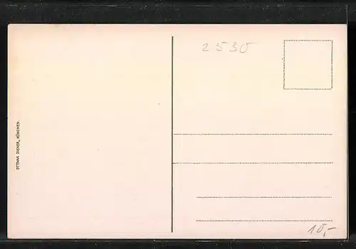 AK Warnemünde, Westmole bei Sturm