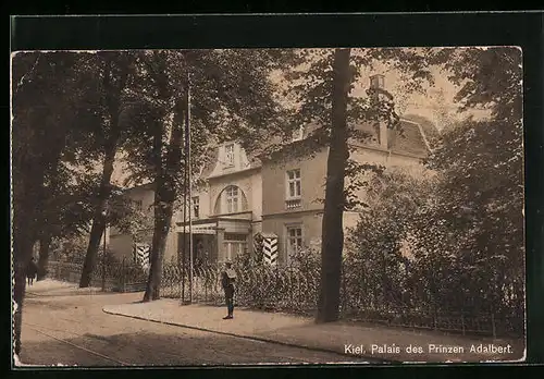 AK Kiel, Palais des Prinzen Adalbert