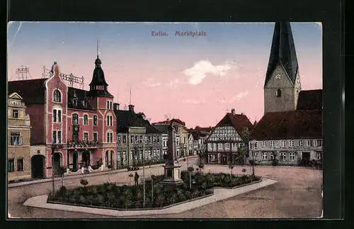 AK Eutin, Abendstimmung am Marktplatz