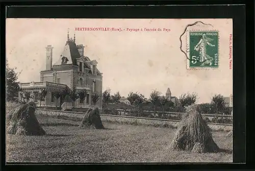 AK Berthenonville, Paysage a l`entree du Pays