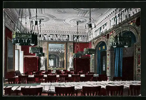 AK Wiesbaden, Neues Kurhaus, Grosser Lesesaal