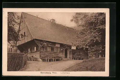 AK Sonneberg /Th., Lutherhaus