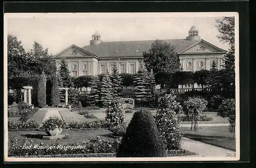 AK Bad Kissingen, Rosengarten