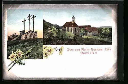 AK Bischofsheim /Bay., Kloster Kreuzberg