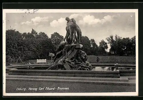 AK Coburg, Herzog Carl Eduard-Brunnen