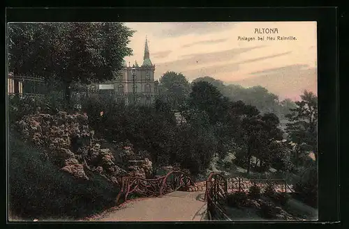 AK Hamburg-Altona, Anlagen bei Neu Rainville