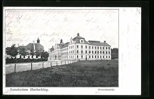 AK München-Harlaching, Sanatorium, Gesamtansicht