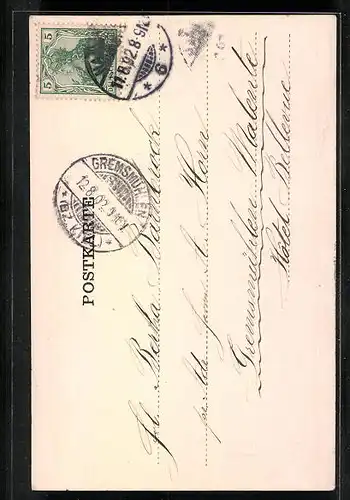 AK Hamburg-Eimsbüttel, Christuskirche mit Strassenpartie