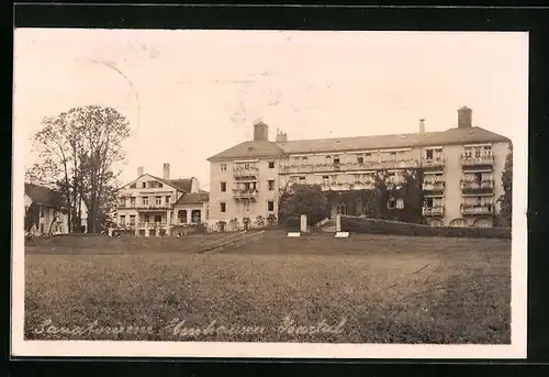 AK Ebenhausen / Isarthal, Blick auf das Sanatorium