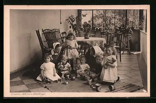 AK Rothenburg /Lausitz, Schlesisches Krüppel-Heim, Unsere kleinen Lieblinge