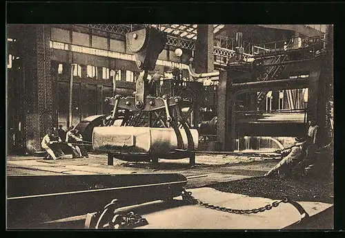 AK Essen, Fried. Krupp AG, Panzerplatten-Walzwerk
