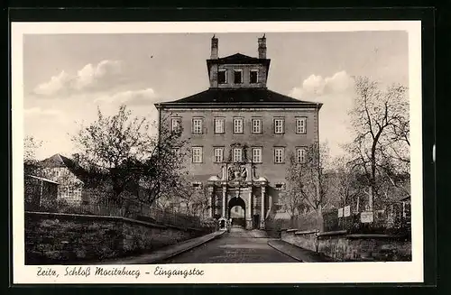 AK Zeitz, Schloss Moritzburg, Eingangstor