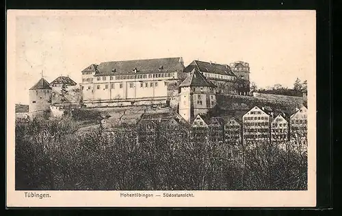 AK Tübingen, Hohentübingen Südostansicht