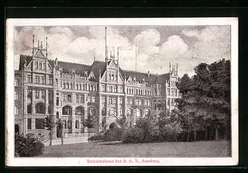 AK Hamburg-Neustadt, Verbandshaus des D. H. V.