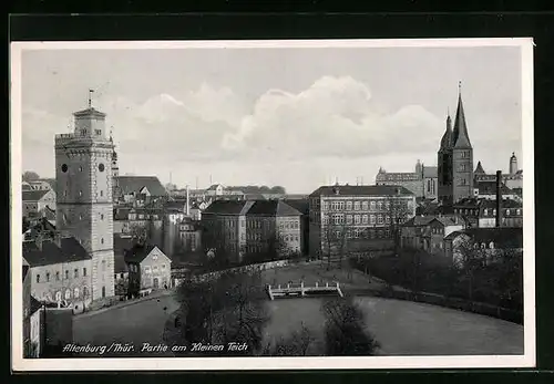 AK Altenburg /Thür., Partie am Kleinen Teich