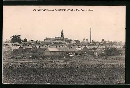 AK Beauvois-en-Cambrésis, Vue panoramique