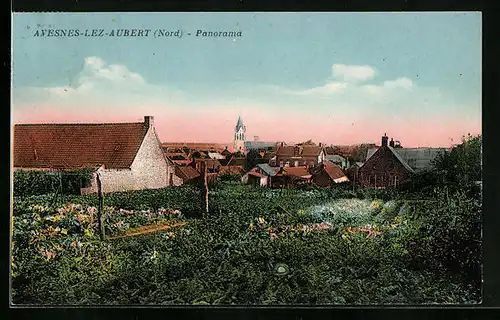AK Avesnez-les-Aubert, Panorama