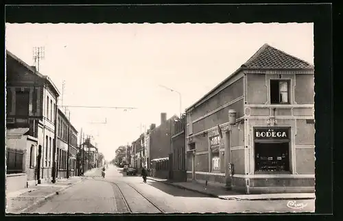 AK Vieux-Condé, Rue J.-Jaurès