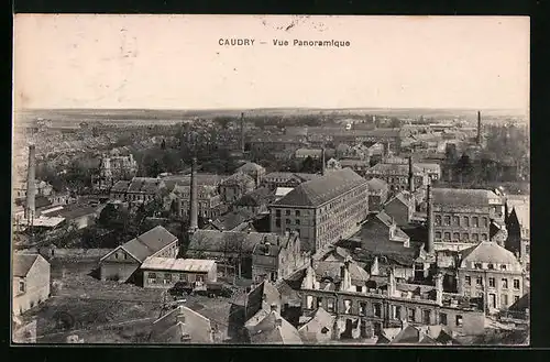 AK Caudry, Vue panoramique