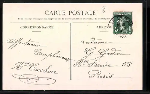 AK Le Cateau, Vue Générale