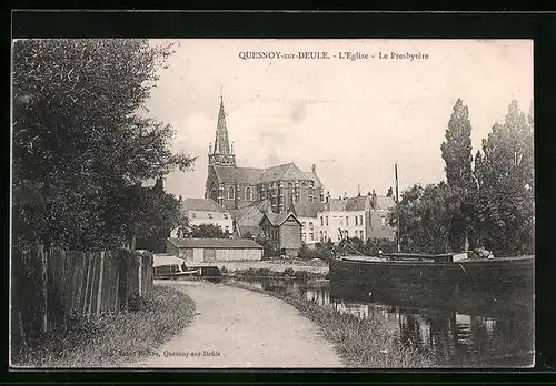 AK Quesnoy-sur-Deule, L`Eglise - Le Presbytere