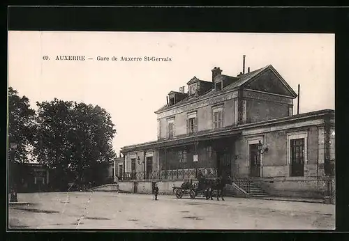 AK Auxerre, Gare de Auxerre St-Gervais, Bahnhof