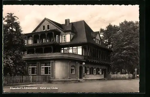 AK Sitzendorf i. Schwarzatal, Hotel zur Linde