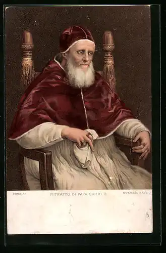 Künstler-AK Firenze, Ritratto di Papa Giulio II.