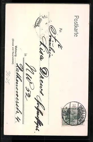 Künstler-AK Ja, Anno dazumals!