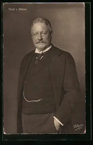 AK Portrait des Fürsten von Bülow