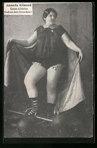 AK Amanda Klimund, Salon-Athletin des Zirkus Rafael