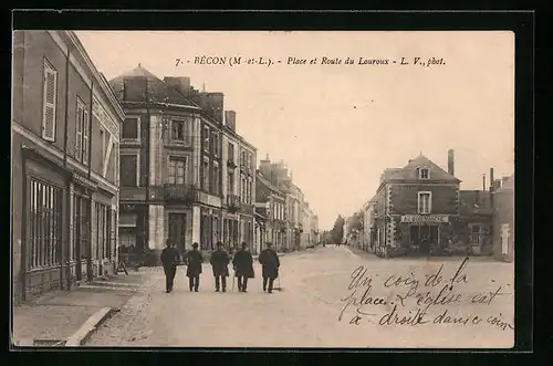 AK Bécon, Place et Route du Louroux