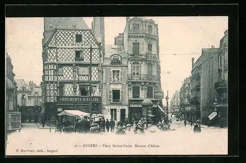 AK Angers, Place Sainte-Croix, Maison d`Adam