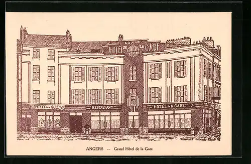 AK Angers, Grand Hotel de la Gare
