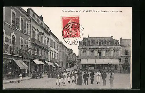 AK Cholet, Rue Nationale et le Grand café