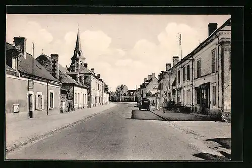 AK Jumelles, Arrivée de Longué