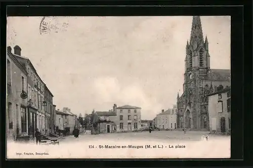 AK Saint-Macaire-en-Mauges, La place
