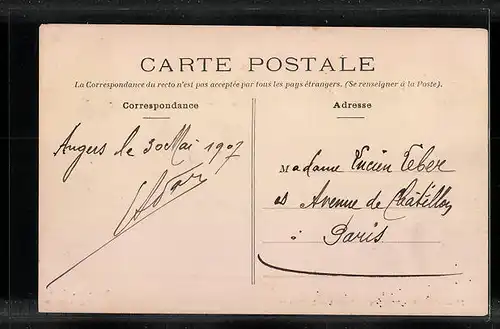 AK Angers, Place du Ralliement, Le Theatre