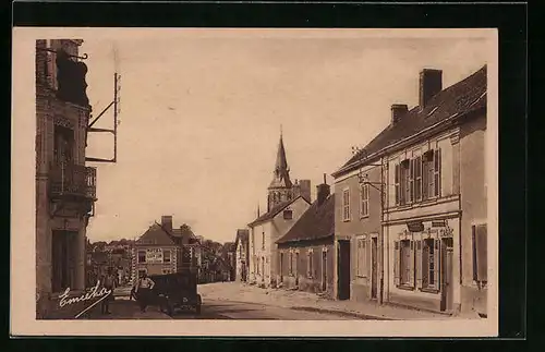 AK La Membrolle, La route de Segré