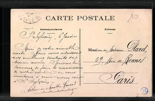 AK Saint-Sylvain, La Mairie