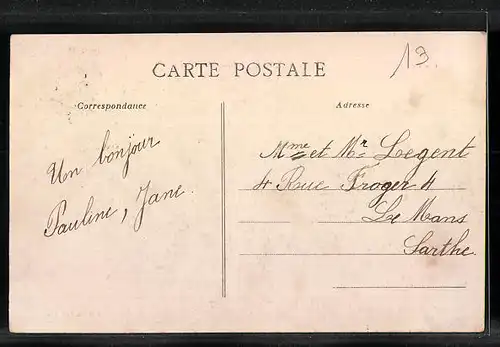 AK Le Plessis-Grammoire, Place de l`Eglise